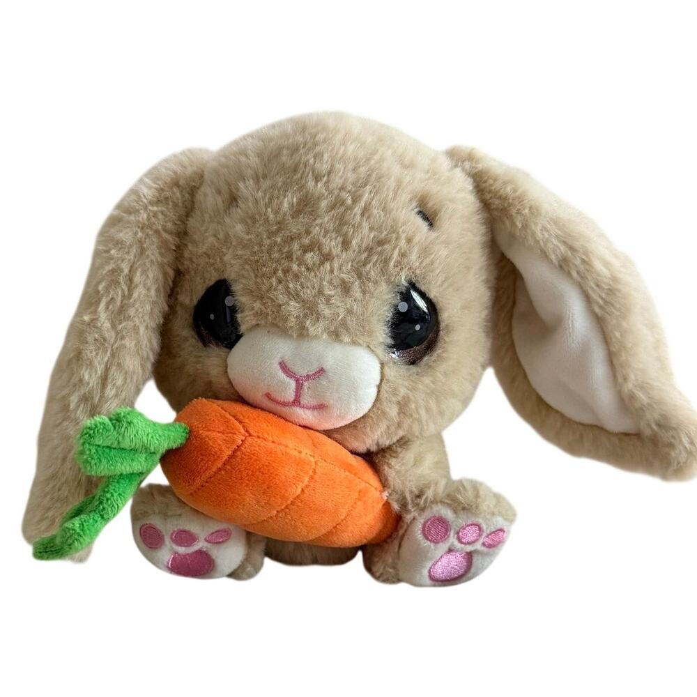 Cute Pet-Tudies Rabbit Bunny Easter Carrot Precious Moments Plush Stuffed Animal